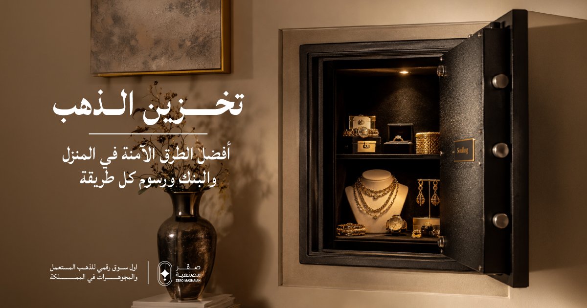 تخزين الذهب