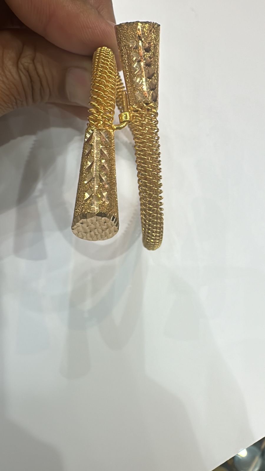 اساور ثعبان ذهب عيار 21