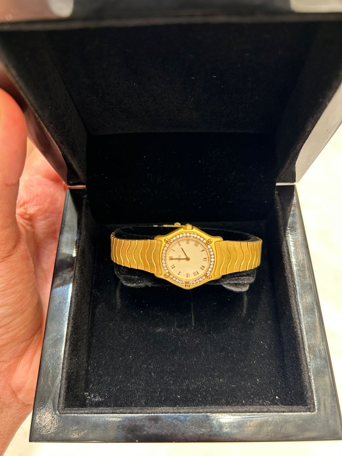 ️ ساعة Cartier Cougar الأصلية – ذهب عيار 18
