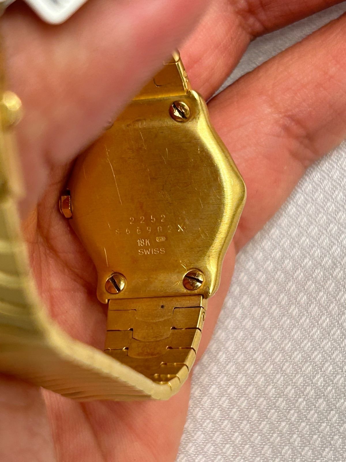 ️ ساعة Cartier Cougar الأصلية – ذهب عيار 18