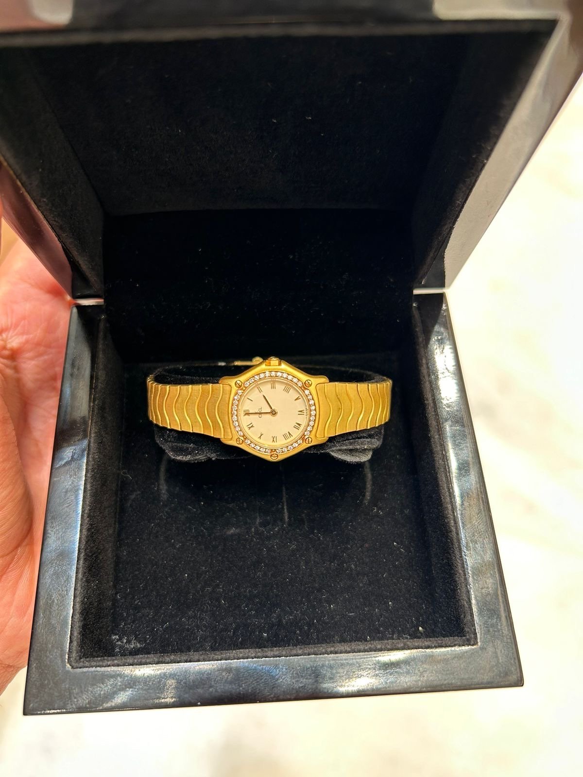 ️ ساعة Cartier Cougar الأصلية – ذهب عيار 18