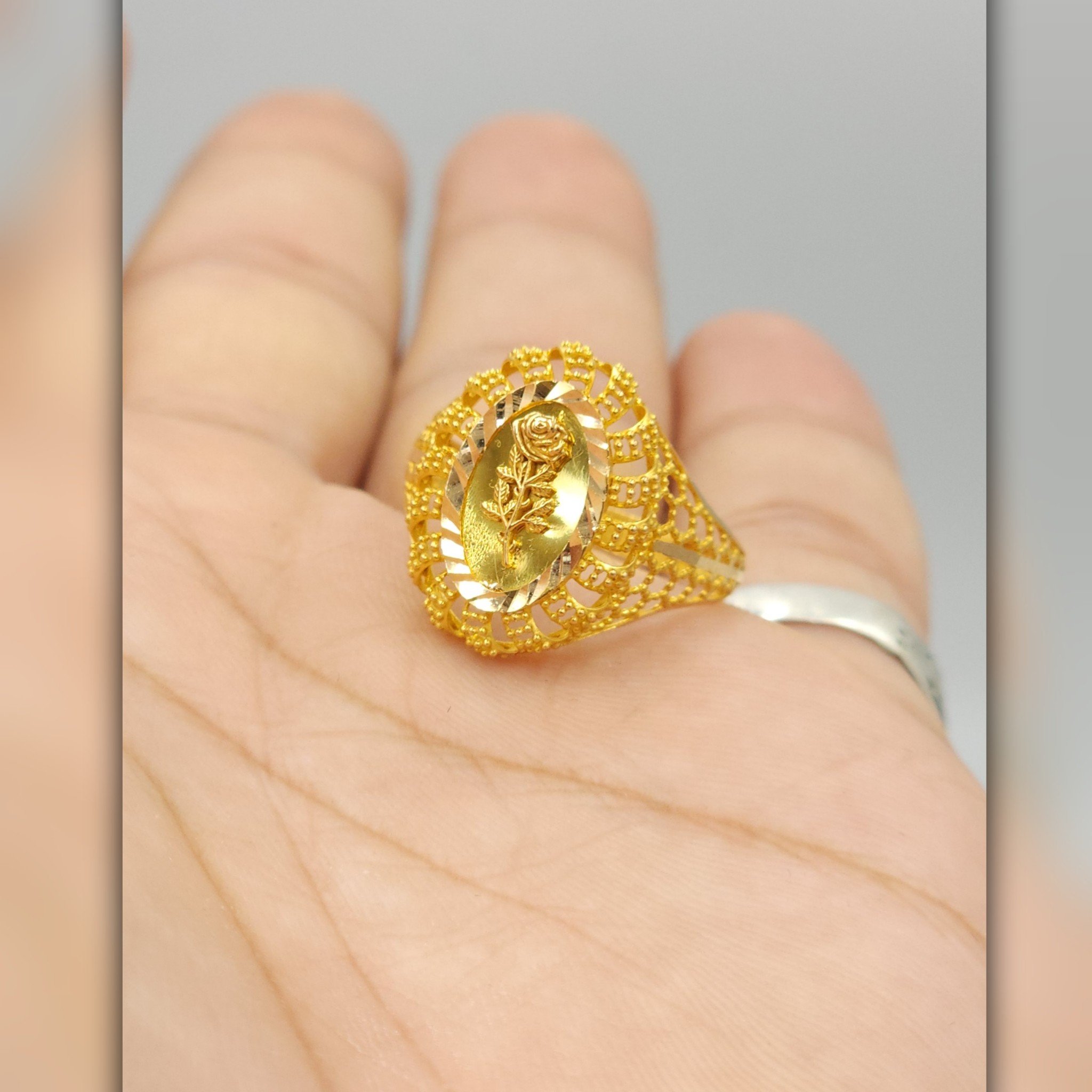 ✨️ خاتم السبيكه ذهب صافي عيار 21