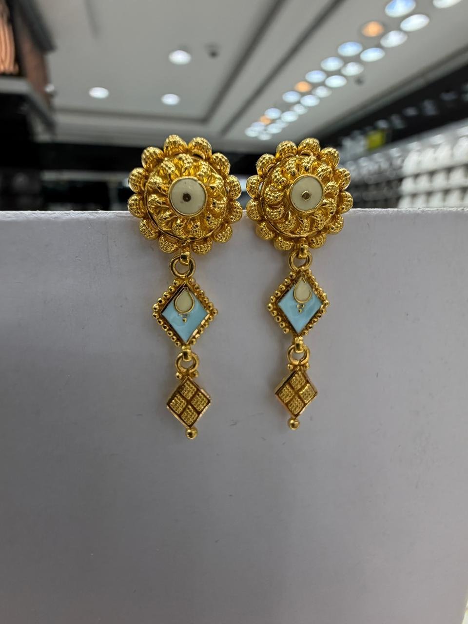 حلق هنديه عيار21