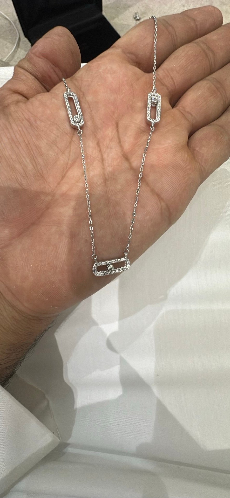 عقد شال فضه 925 بنقش ميسيكا 💥💥